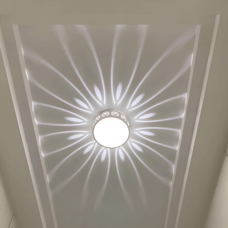 Aurora LED Plafondlamp - Sfeervolle Verlichting met Elegante Patronen