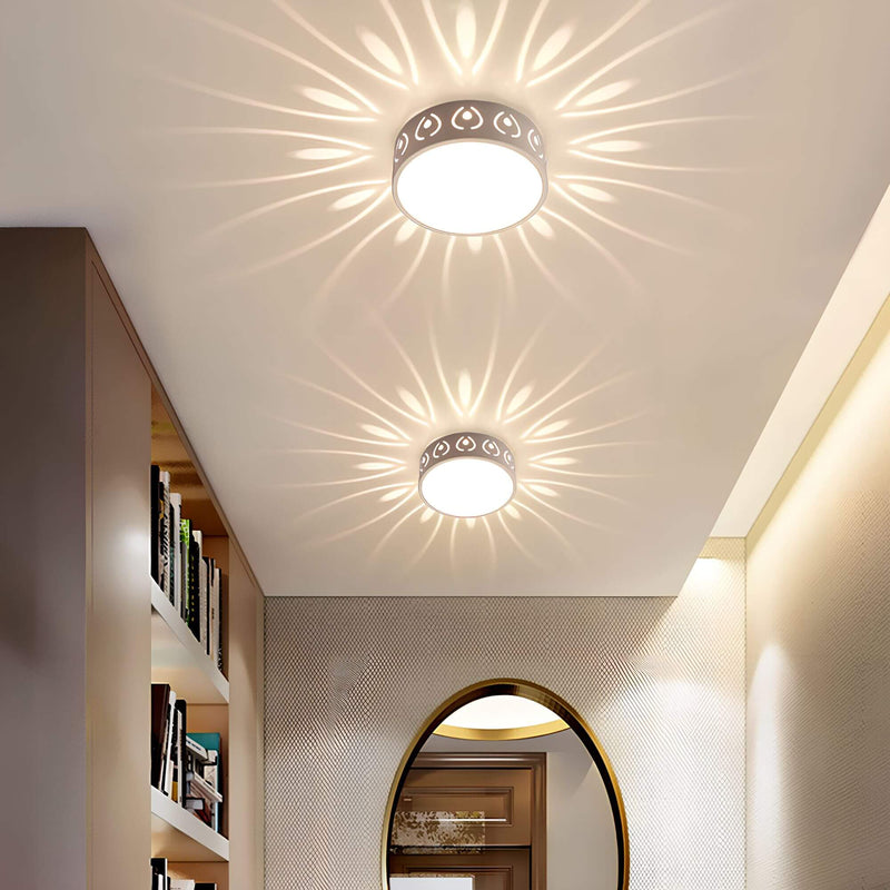 Aurora LED Plafondlamp - Sfeervolle Verlichting met Elegante Patronen