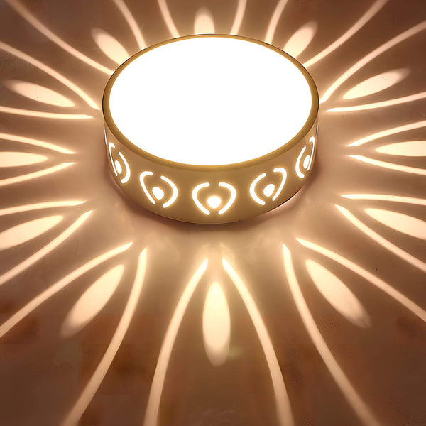 Aurora LED Plafondlamp - Sfeervolle Verlichting met Elegante Patronen