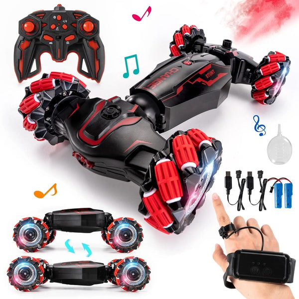 Afstandsbediend stuntauto met handbeweging sensor – 360° actie & gebarenbesturing