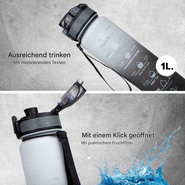Waterfles met tijdmarkeringen – HydraHero