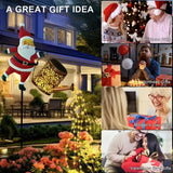 HOLLYPOUR – Zonne-kerstman Gieter Lantaarn voor gezellige Wintertuin Decoratie