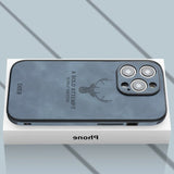 Luxe Hirschleder iPhone Hoes - Veltro