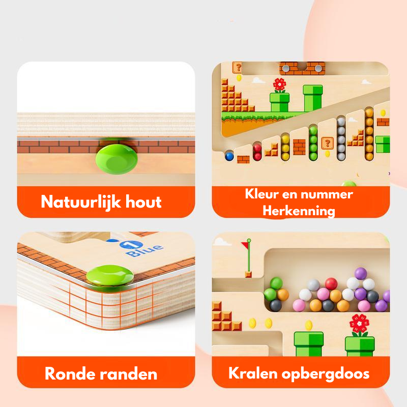 Kleurenavontuur Doolhof – Magnetisch Speelplezier voor Kinderen