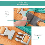 Verstelbaar kattenharnas met lijn – WhiskerWander