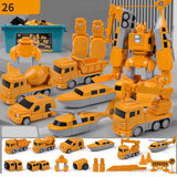 Bouwvoertuig Robot Set – 6-in-1 Speelset voor Creatief Spelen en Avontuur