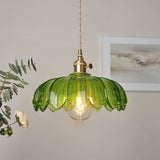 Bubble Glass Hanglamp – Elegante Transparante Glas & Koper Hanglamp