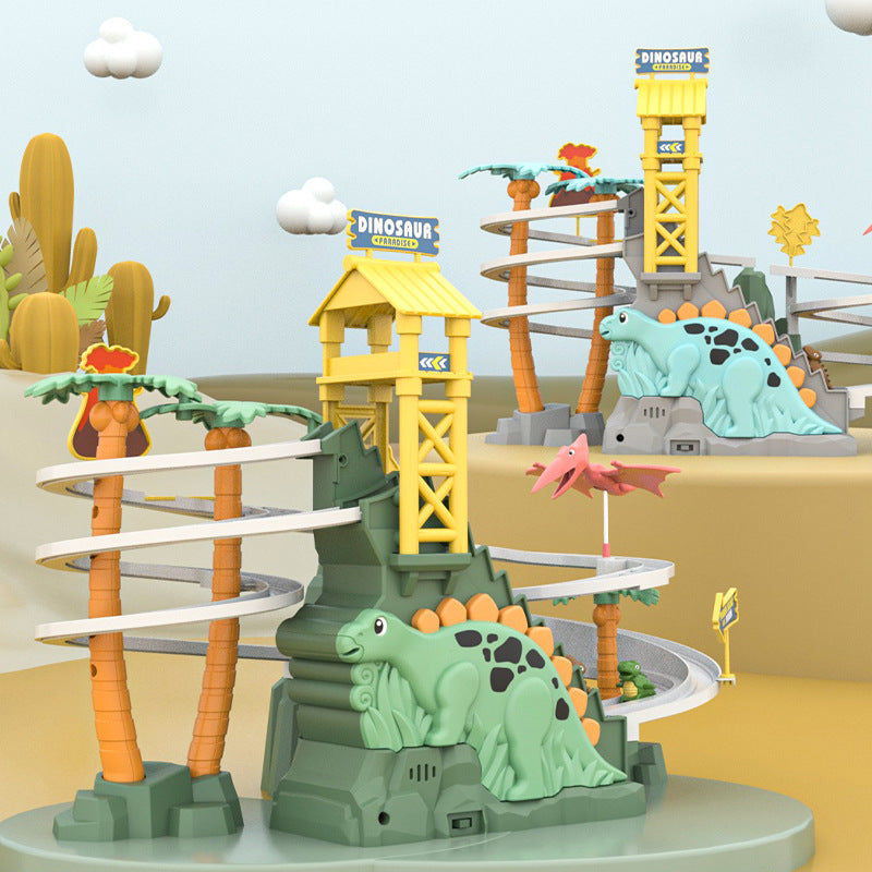 Springtrampoline met dinosaurusthema – voor actief speelplezier