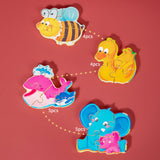 Houten Dierenpuzzels voor Kinderen - Educatief en Leuk