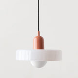 ColorLoop Pendant – Kunstzinnige Bauhaus Hanglamp met Warm Licht