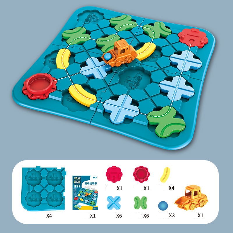 Magnetisch leer spel ter bevordering van logica en creativiteit bij kinderen