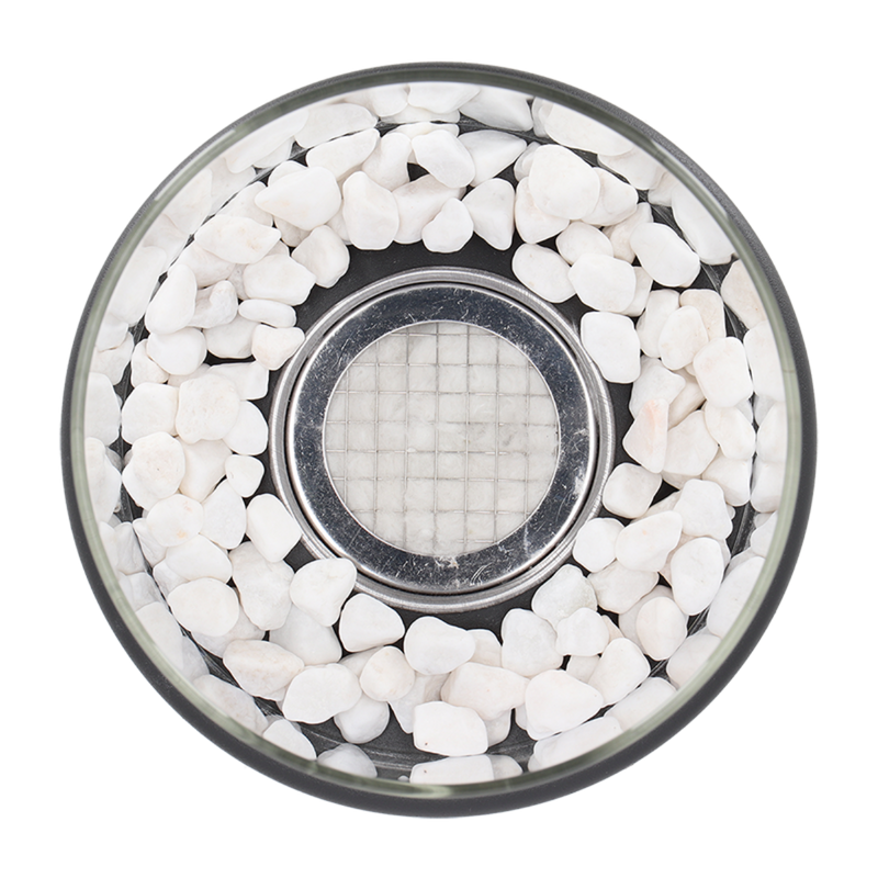 Klassieke olielamp met open vlam - Lumora