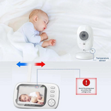 Babybewaking met nachtzicht en 2-weg audio – Inclusief temperatuurweergave