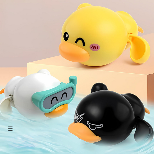 DuckPlay - Set van 3 Zelfzwemmende Badeendjes