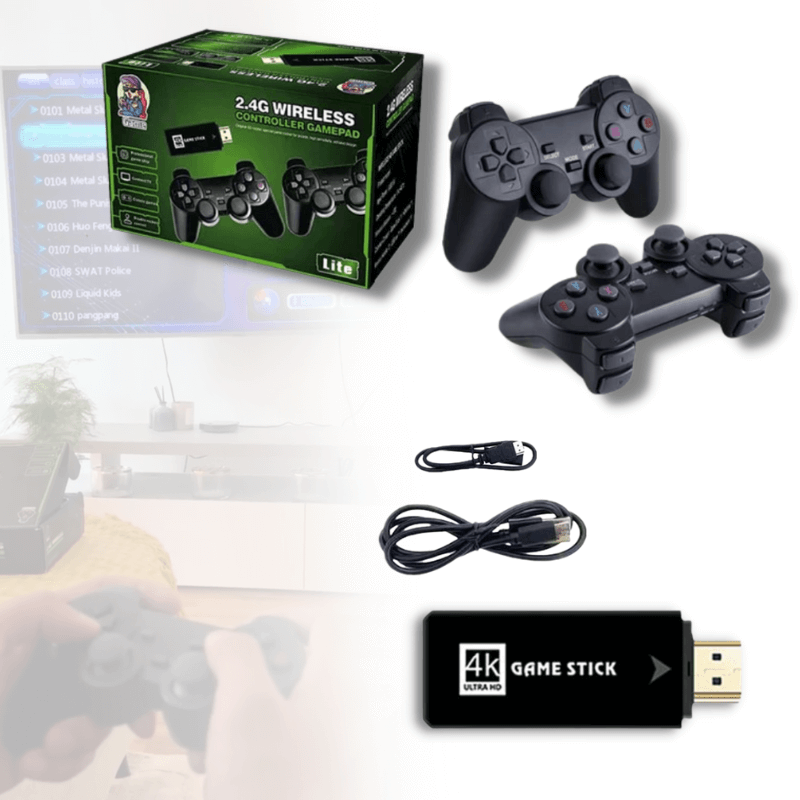 Retro Game Stick met 10.000 Spellen – Plugbit