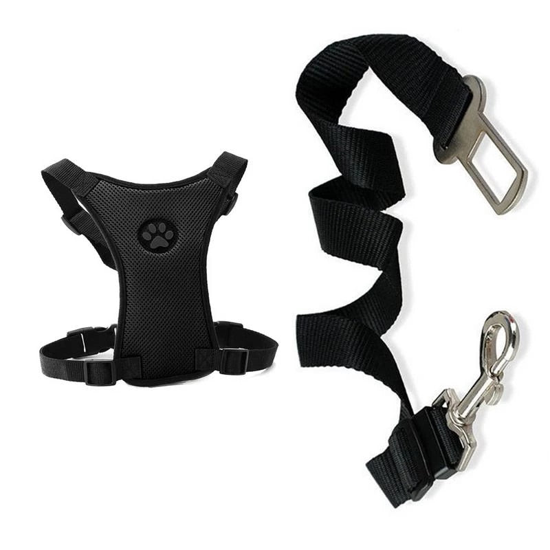 Autogordel met comfortabel harnas voor honden - PawSafe