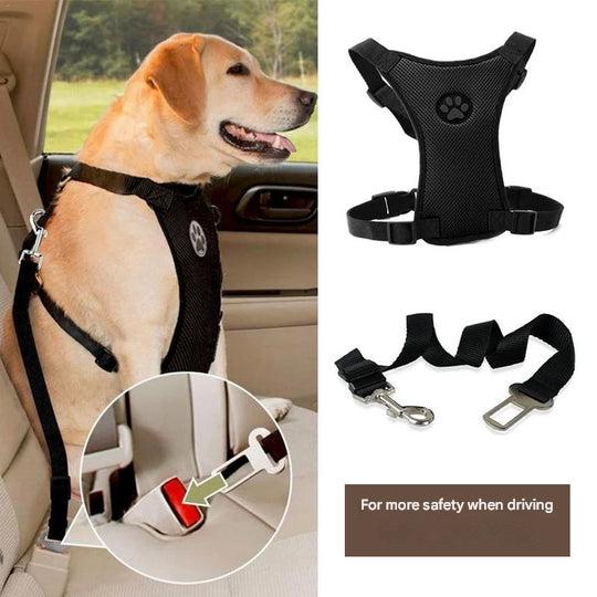 Autogordel met comfortabel harnas voor honden - PawSafe
