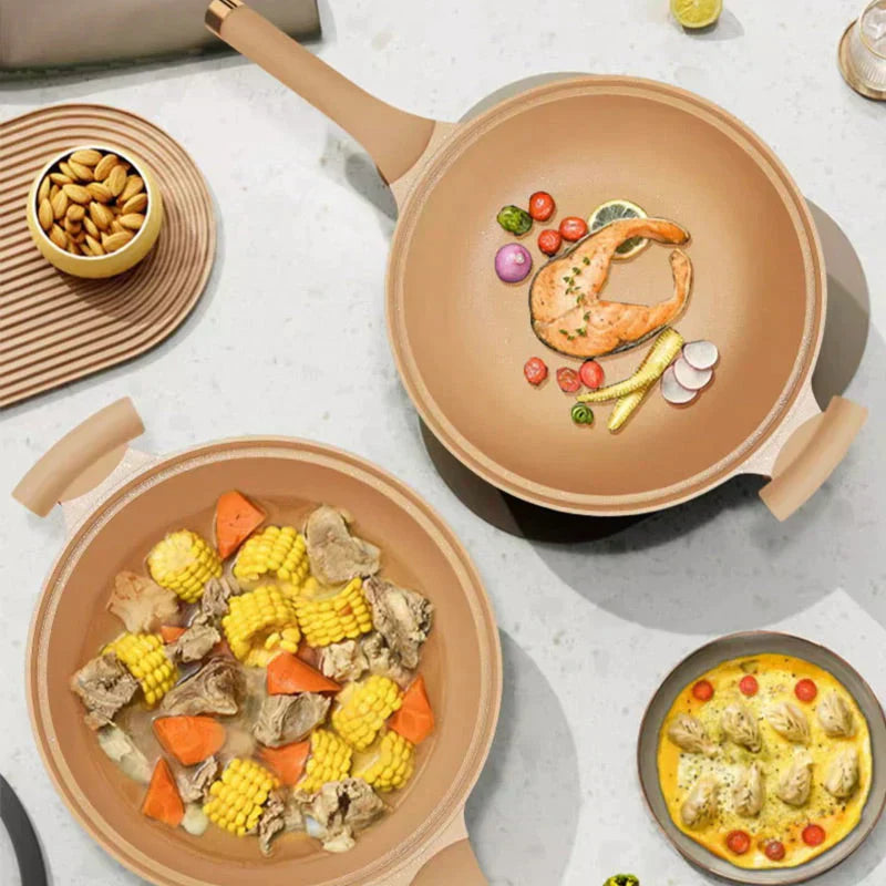 Multifunctionele Wokpan met Antiaanbaklaag - CookFlex