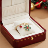 SHINELET – Feestelijke Charm-Armband met Glanzende Parels voor Kerstmis