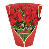 Decoratief 3D-bloemenboeket met Kaart