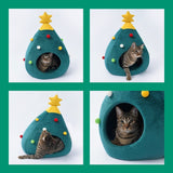 CATYPINE – Kerstboom-kattenbed voor een gezellige winterervaring