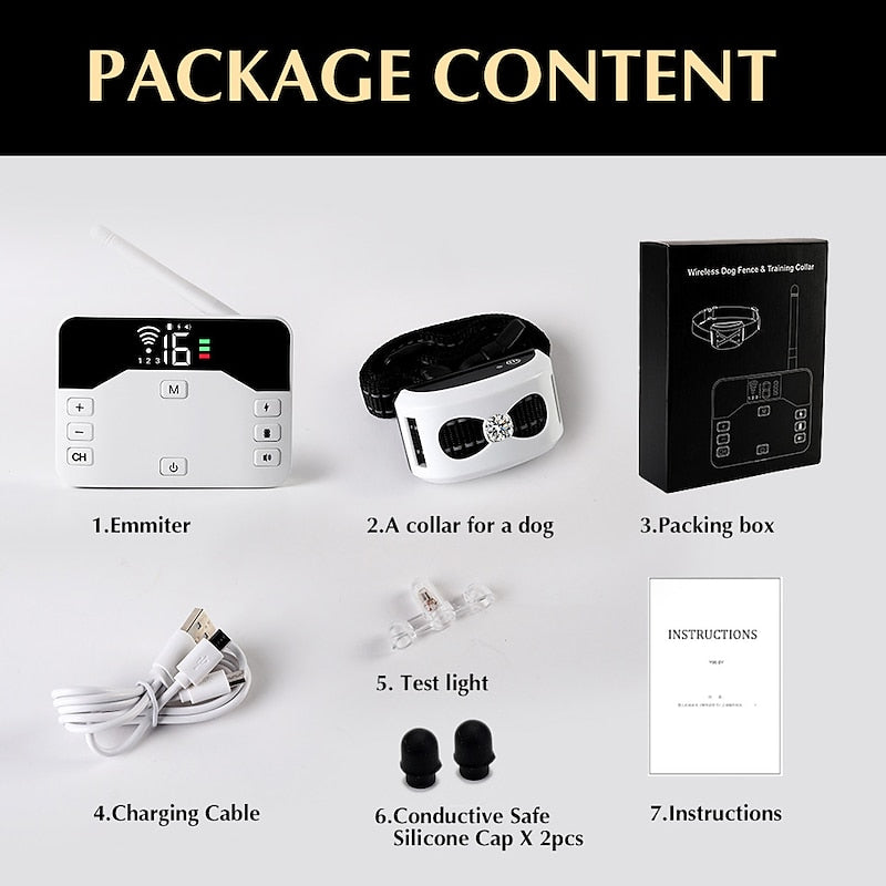 PawPal Draadloze Hondenhalsband - Vrijheid en Veiligheid voor Je Hond