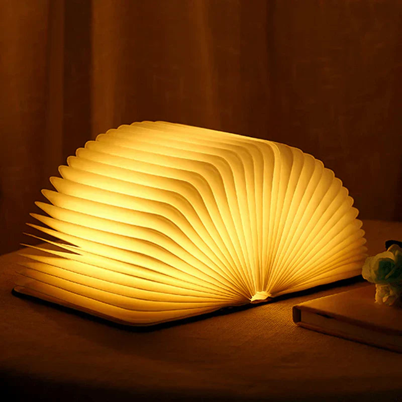 Opvouwbare Boeklamp met Warm LED-Licht - StoryGlow