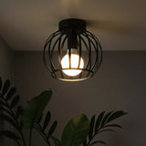Aurub | Industriële plafondlamp zwart
