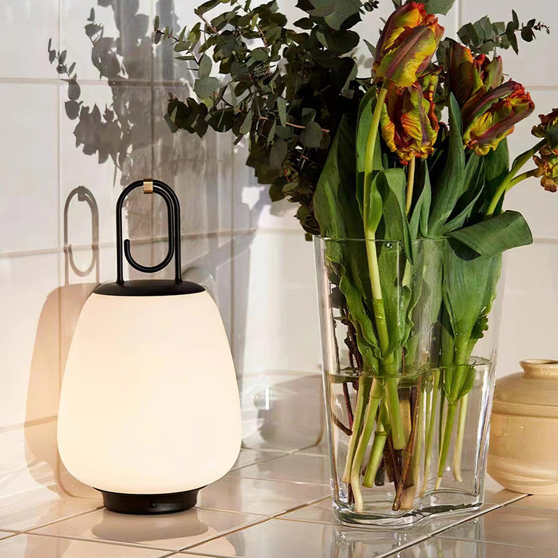 Draagbare Lantaarn Tafellamp – USB Oplaadbaar met Warme & Koele Lichtstanden