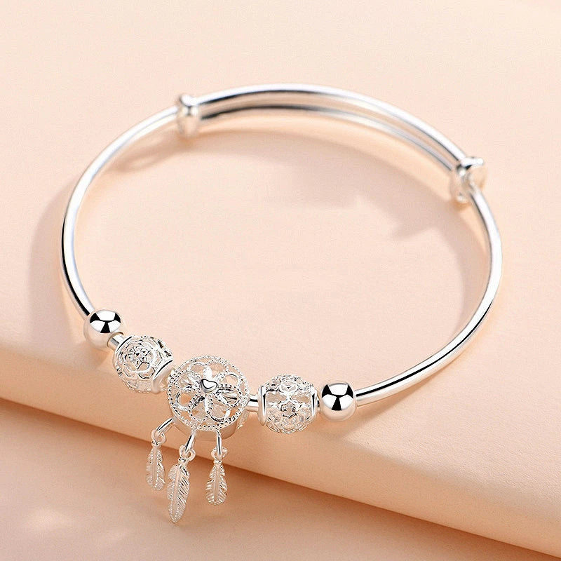 Verstelbare Droomvanger Armband van 925 Sterling Zilver – Lisa
