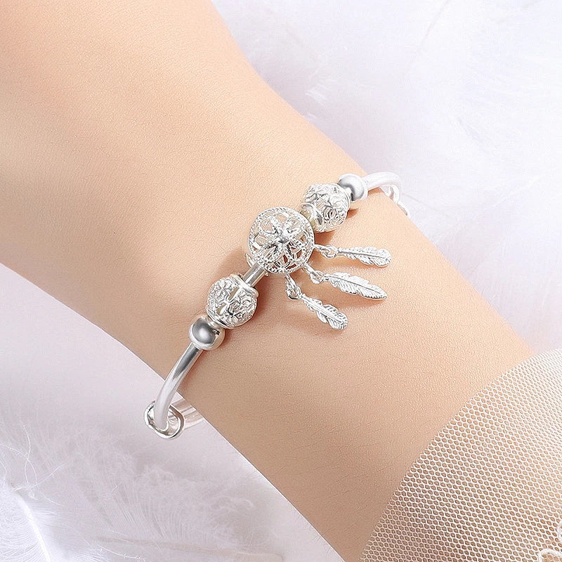 Verstelbare Droomvanger Armband van 925 Sterling Zilver – Lisa