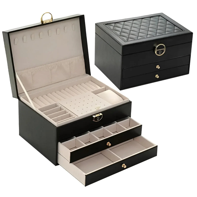 Luxe Multi-Laags Sieradenbox – Stijlvolle & Duurzame Organiser