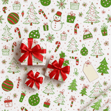 PAPERLOOM – Duurzaam cadeaupapier-set met satijnen lint voor alle gelegenheden