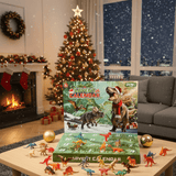 DINOQUEST 2025 – Kerst Countdown Kalender met 24 Dino Speelgoed