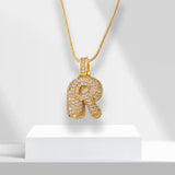 Bubble-letterketting met hanger - LuxeLette