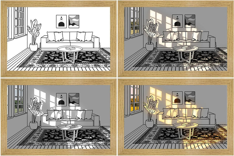 LED Verlichtingsschilderij – Luminza