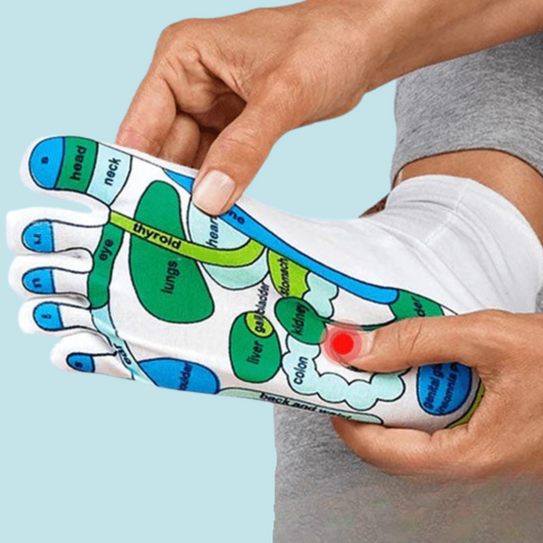 Akupressuur Sokken voor Ontspanning en Gezondheid – ReflexoSox