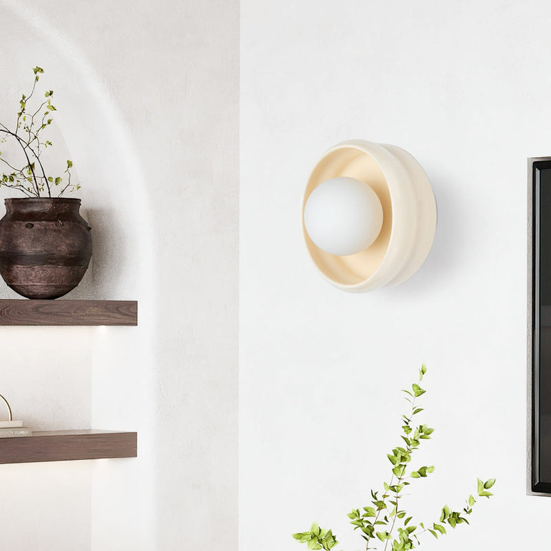 Ronde Keramische Wandlamp – Circo