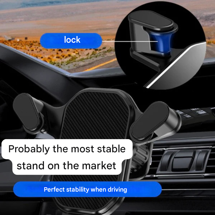 Universele Auto-Handyhouder met Ventilatielus – Griponix