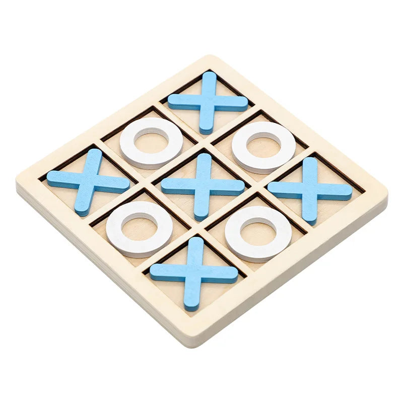 Houten Tic Tac Toe Spel - Plezier & Strategie