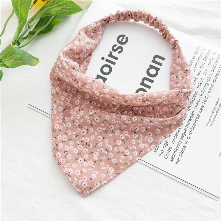 2022 Zomer Vintage Bloemen Bandana – Stijlvolle Haaraccessoires voor Vrouwen en Meisjes
