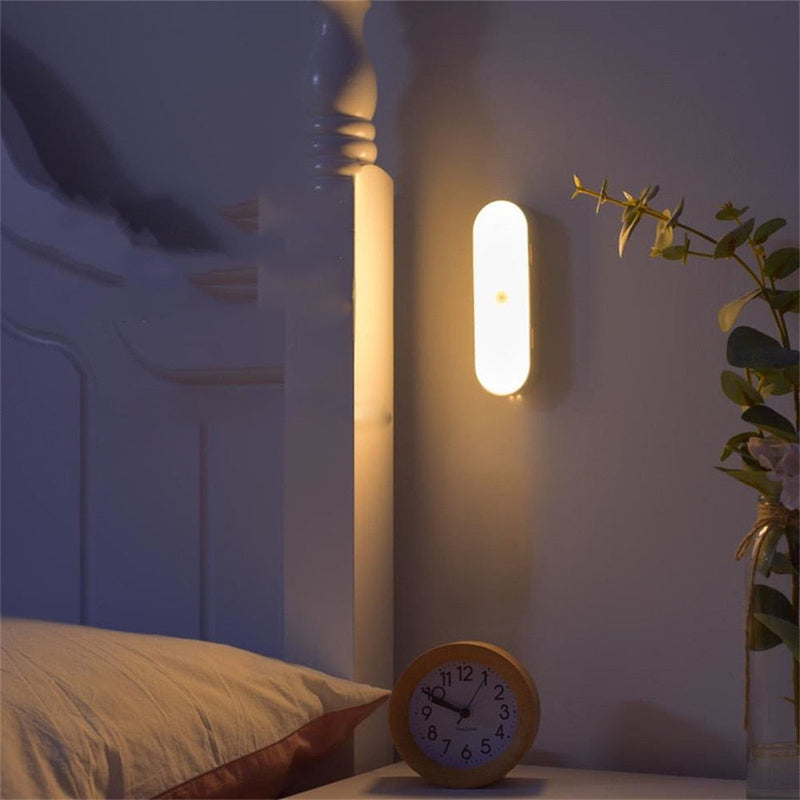 USB-oplaadbare Bewegingssensor Wandlamp – BrightSense