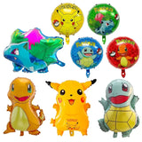 Pikachu en Charmander Aluminium Ballonnen – Feestdecoratie voor Pokémon Fans