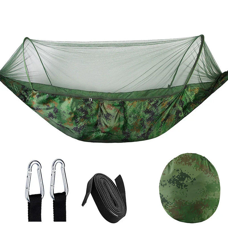 Buitenhangmat met muggennet – SkyNest