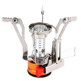 Draagbare Outdoor Camping Gaskoker: Aluminiumlegering Ultra-Lichte Camp Stove voor Picknick Koken - Essentieel Campingaccessoire voor Overlevingsoven