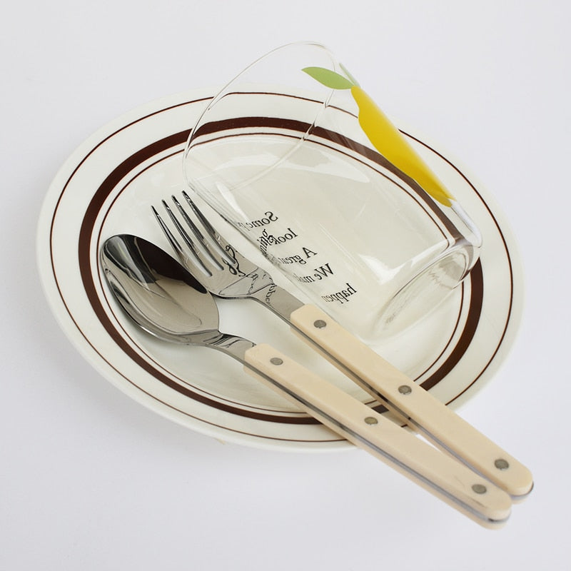 24-delig RVS Bestekset met Gravure-Design – BistroLine