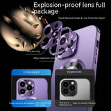Case 360° Volledig Scherm Lens Metaal Magnetisch Magsafe Hoesjes Aluminium voor iPhone 15 14 13