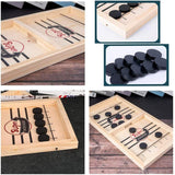 2-in-1 Tafelvoetbal & Sjoelplezier – GameMaster