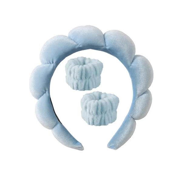 Plüsch Spa Hoofdband & Polsband Set - Fluffiea