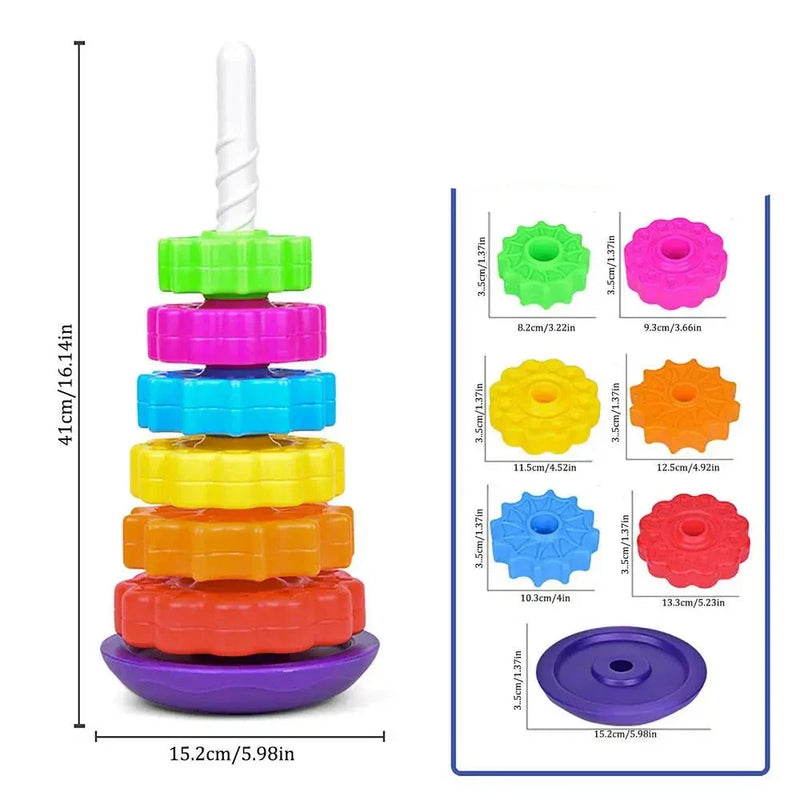 Twist & Stapel Speeltoren – Educatief Stapelplezier voor Peuters